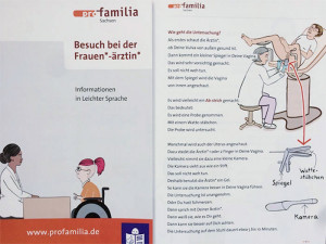 Informationsheft Besuch bei der Frauen*-äerztin* in Leichter Sprache